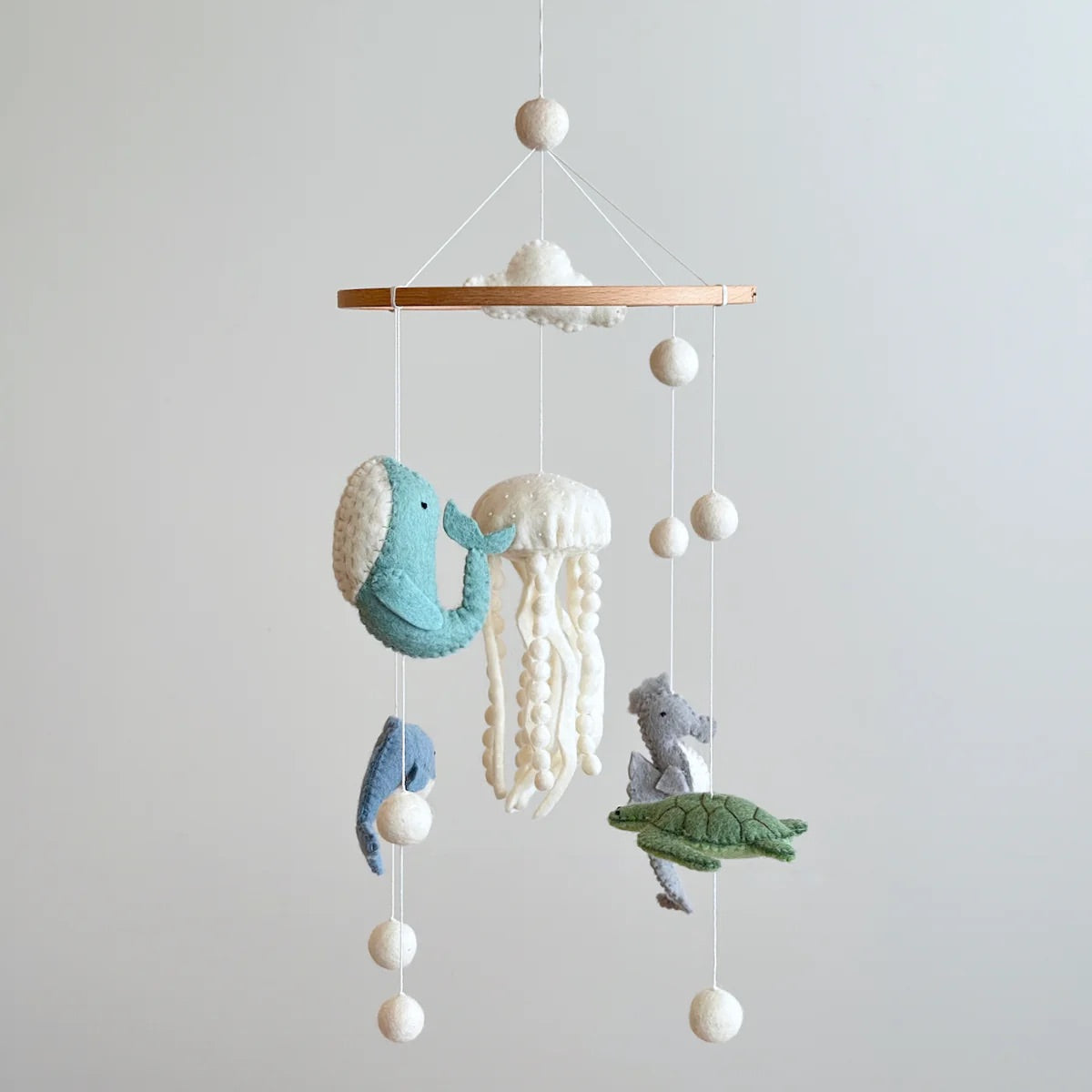 Handmade Felt Under The Sea Nursery Mobile