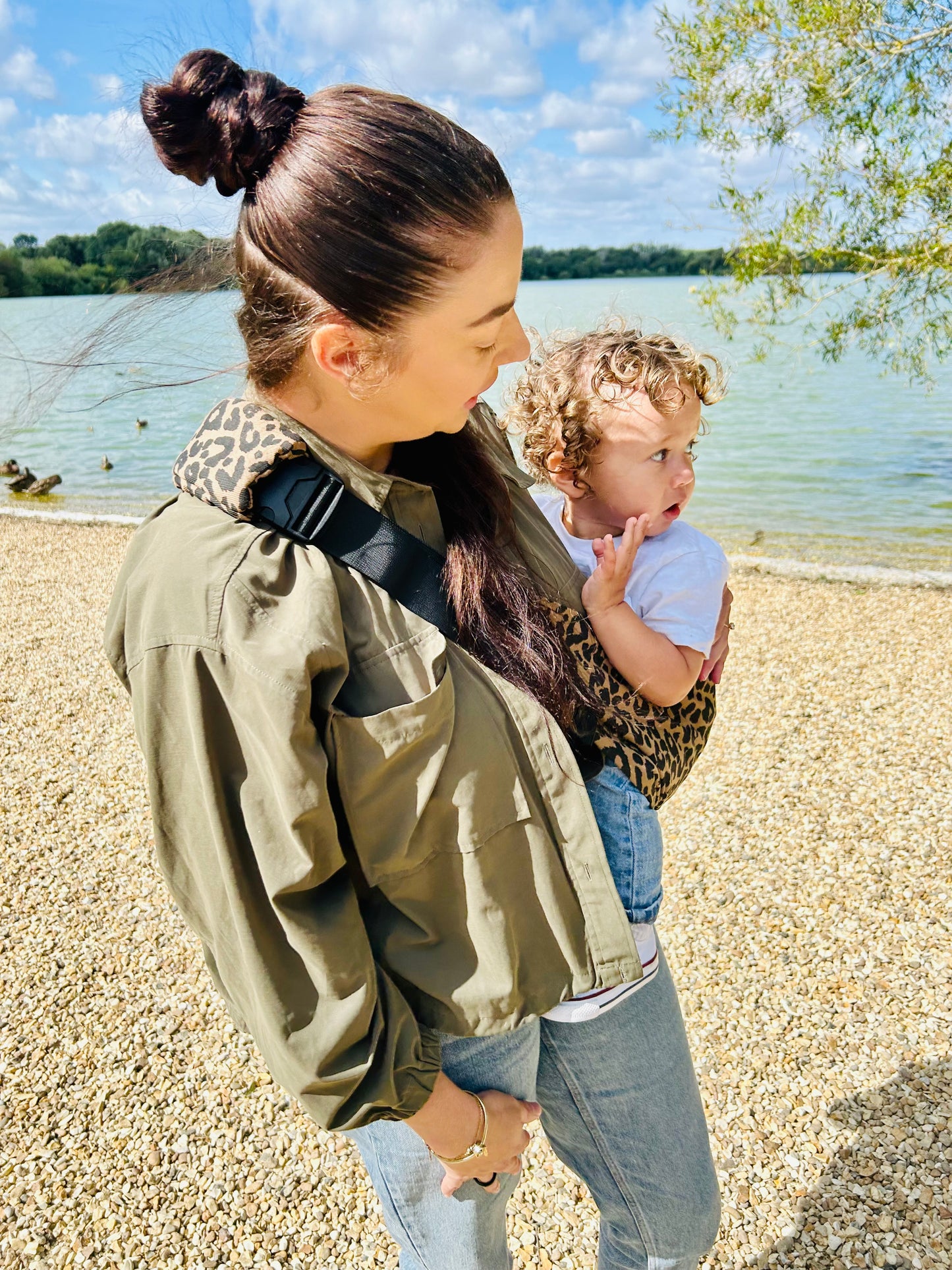 Toddler Baby Carrier Sling - Leopard print