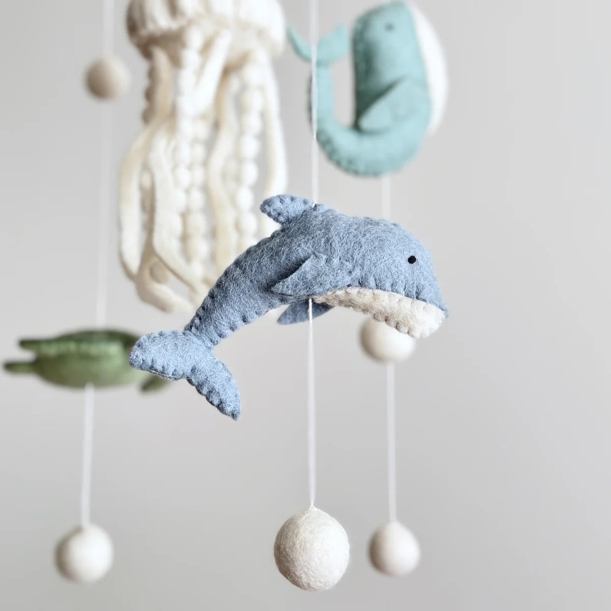 Handmade Felt Under The Sea Nursery Mobile