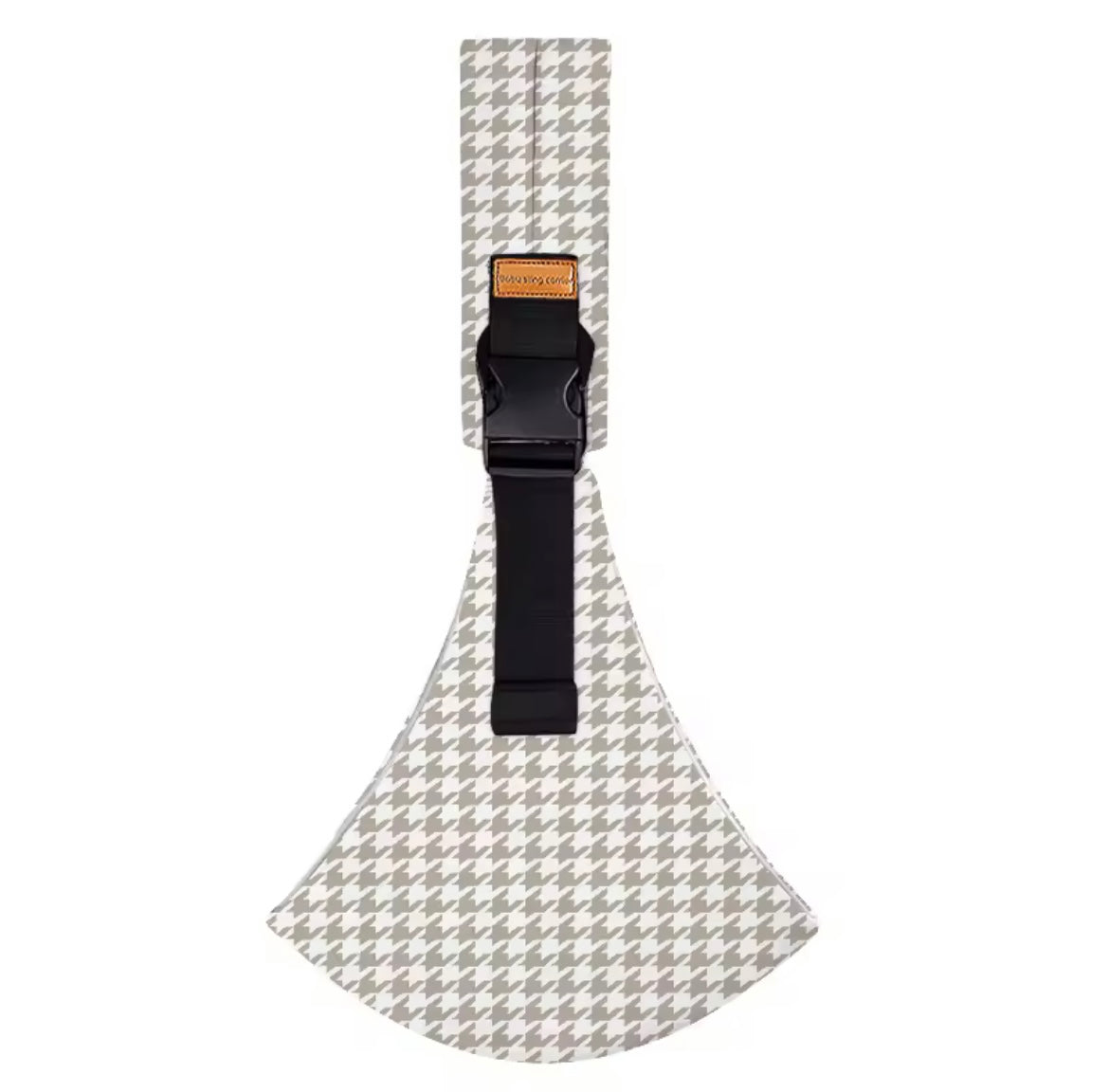 Cream Houndstooth Toddler Carrier Sling - Wide Comfort Strap