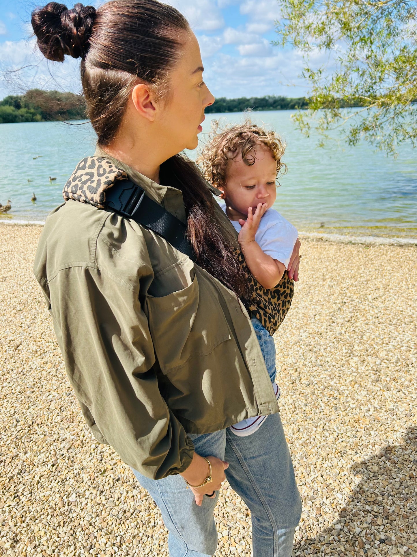 Toddler Baby Carrier Sling - Leopard print