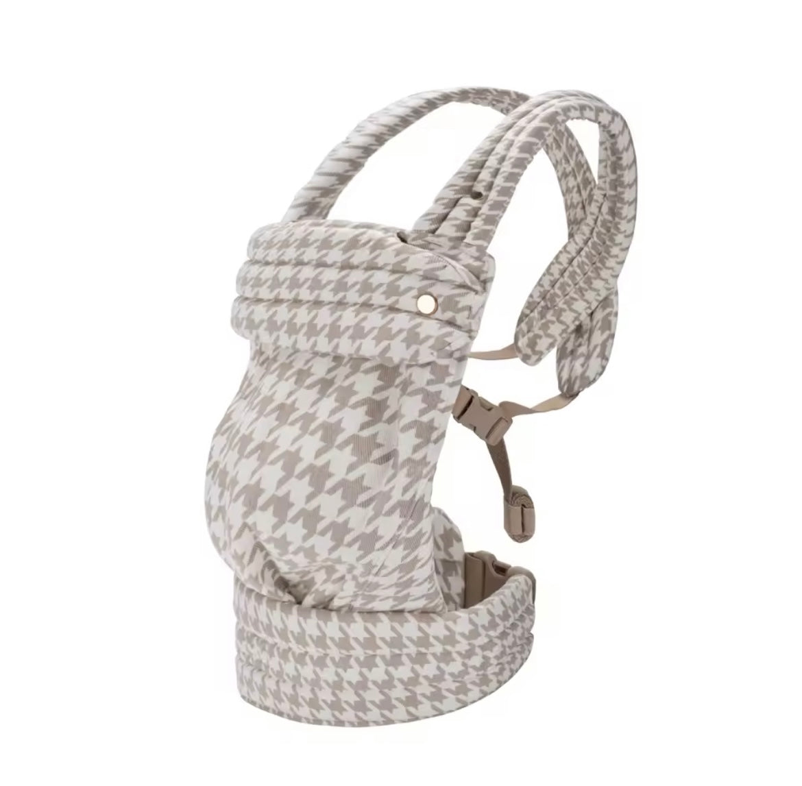 Neutral Houndstooth Print Multi - Way Baby Carrier
