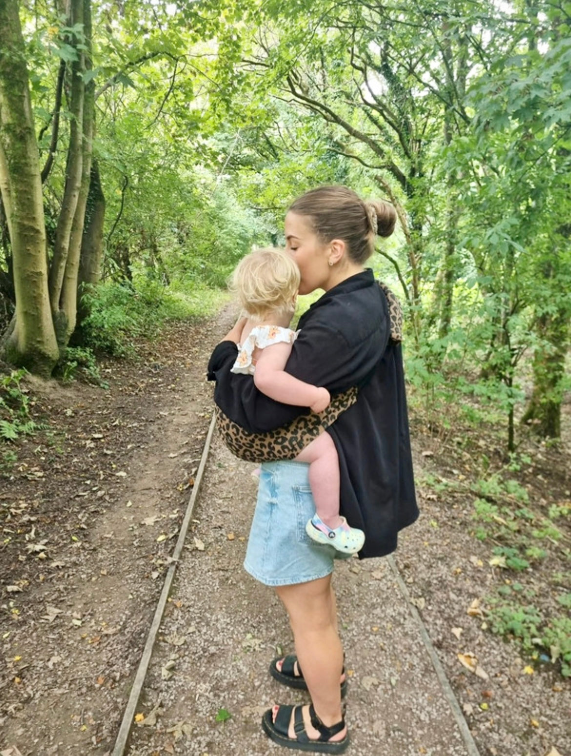 Toddler Baby Carrier Sling - Leopard print