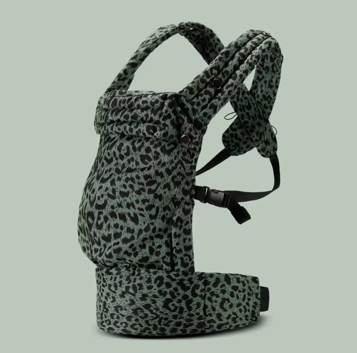 Green leopard Multi - Way Baby Carrier