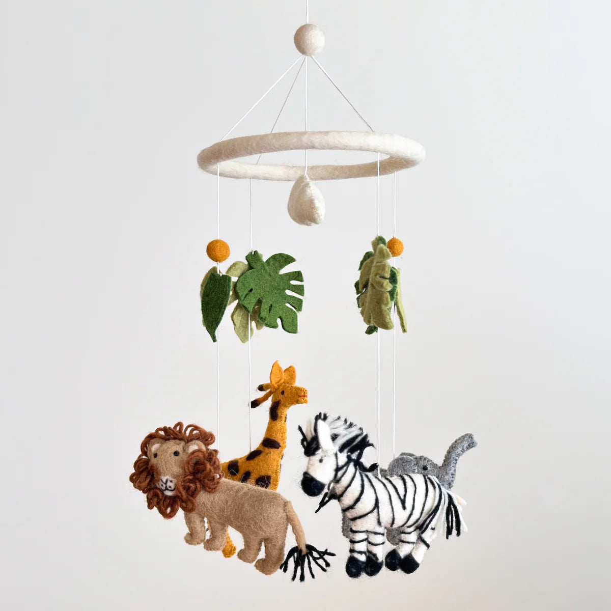 Safari Animals handmade baby mobile