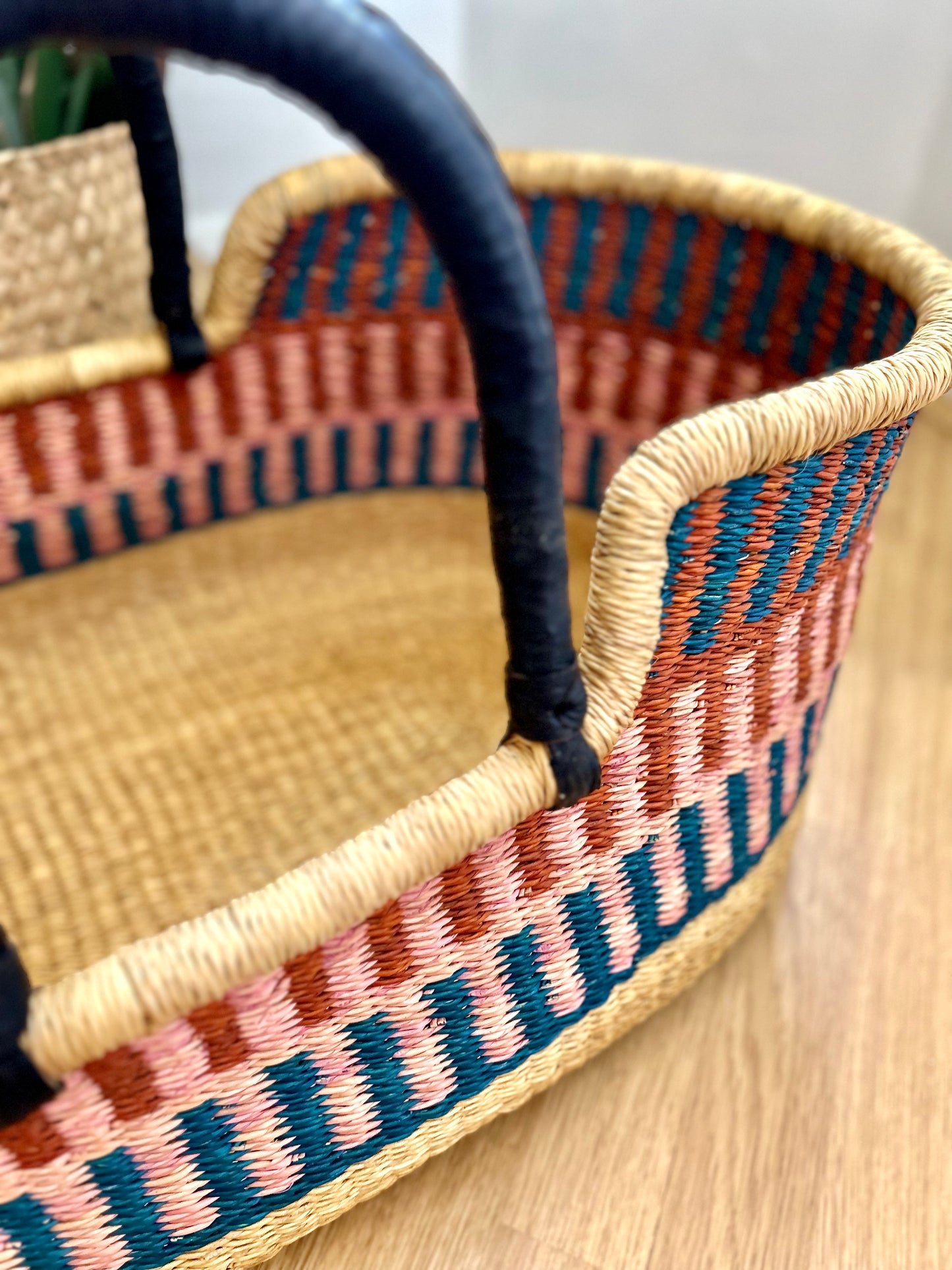 straw moses basket african baby basket