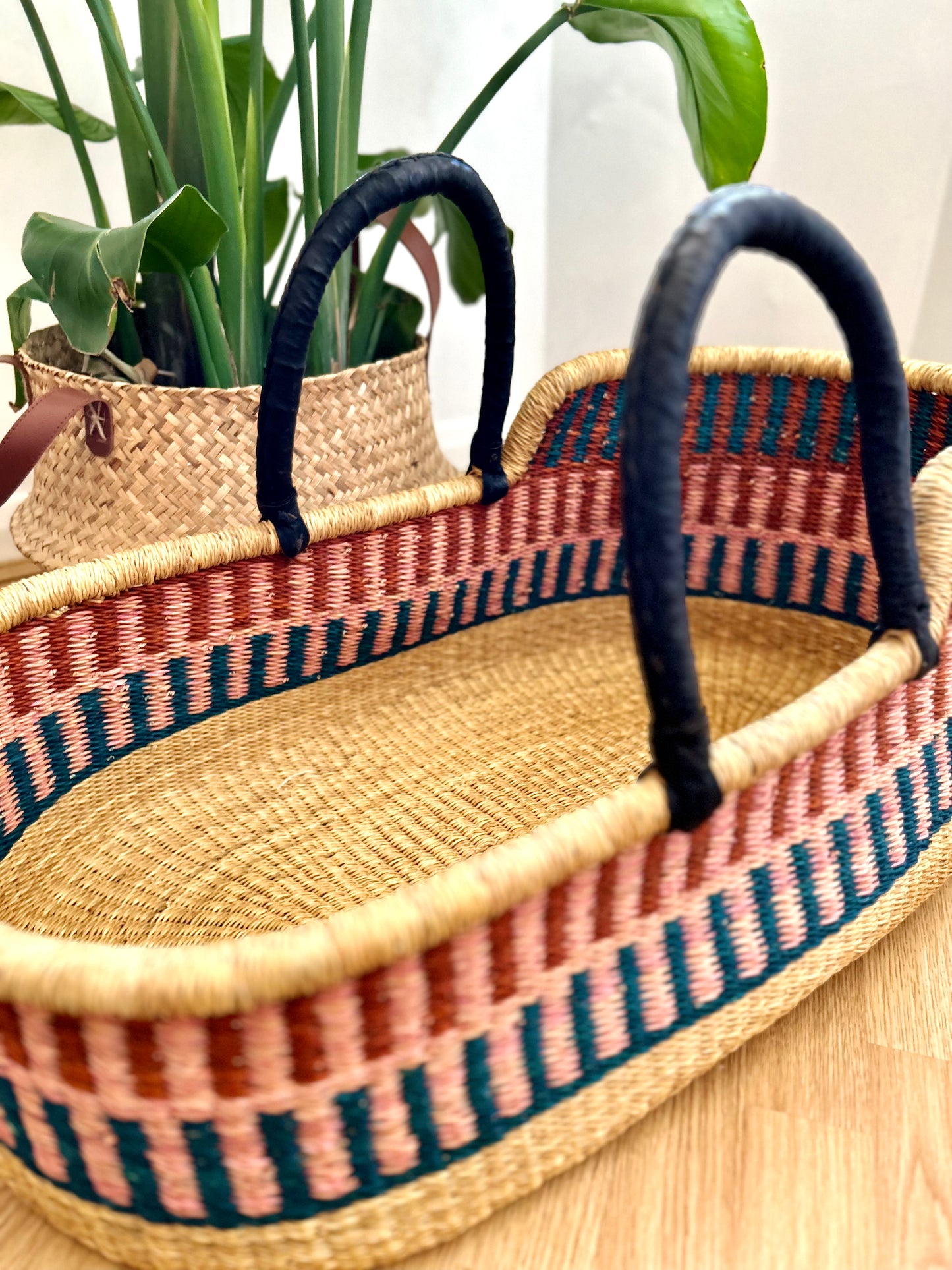Handcrafted Moses basket - ‘ziggy’