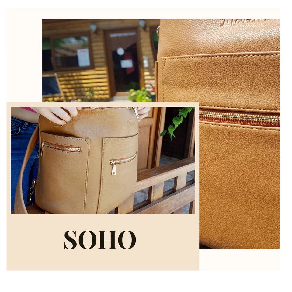 Motheric SOHO vegan leather changing bag