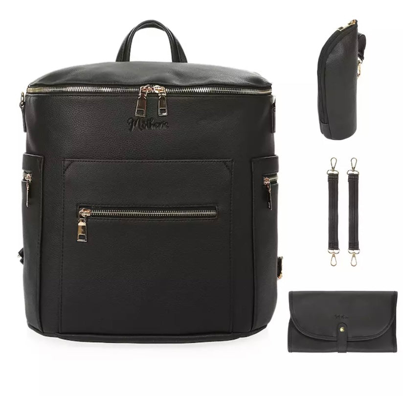 Motheric SOHO vegan leather changing bag
