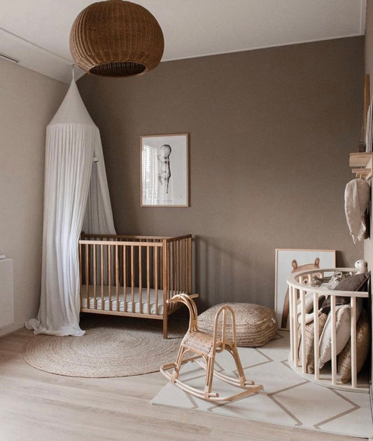 French linen delux canopy - White