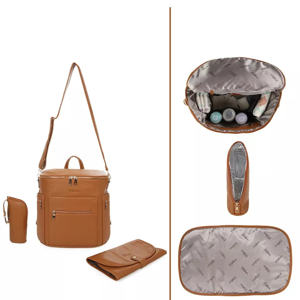Motheric SOHO vegan leather changing bag