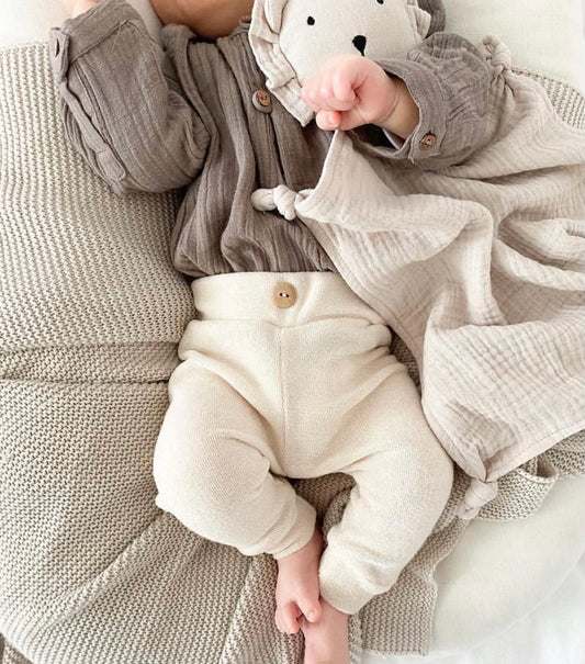 Lion lovey Muslin comforter - Grey