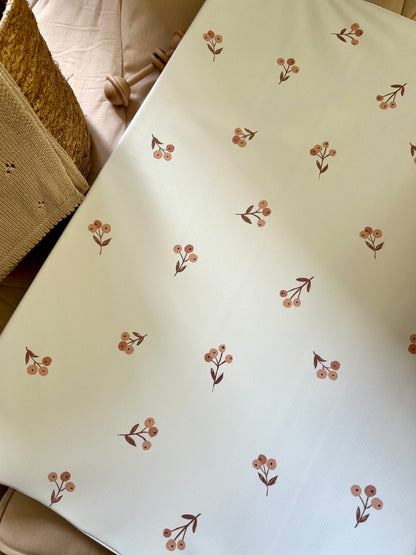 Summer Berries Anti - Roll Wedge Changing Mat