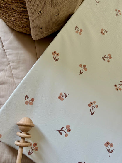 Summer Berries Anti - Roll Wedge Changing Mat