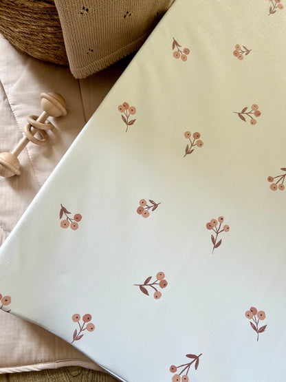 Summer Berries Anti - Roll Wedge Changing Mat