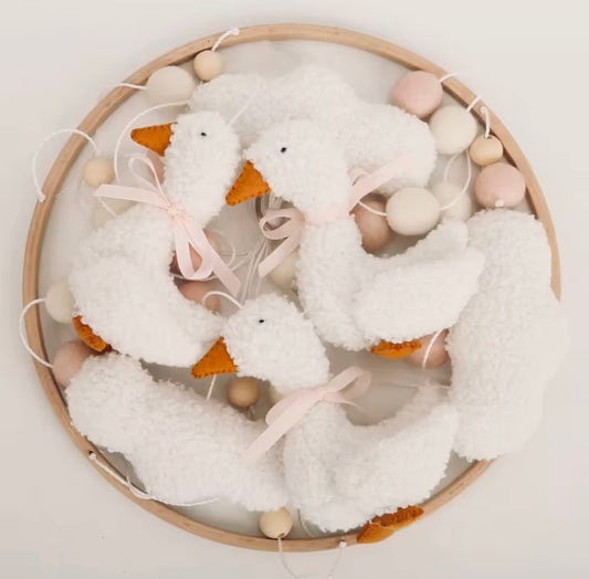 Handmade Ducks & Clouds Crib Mobile