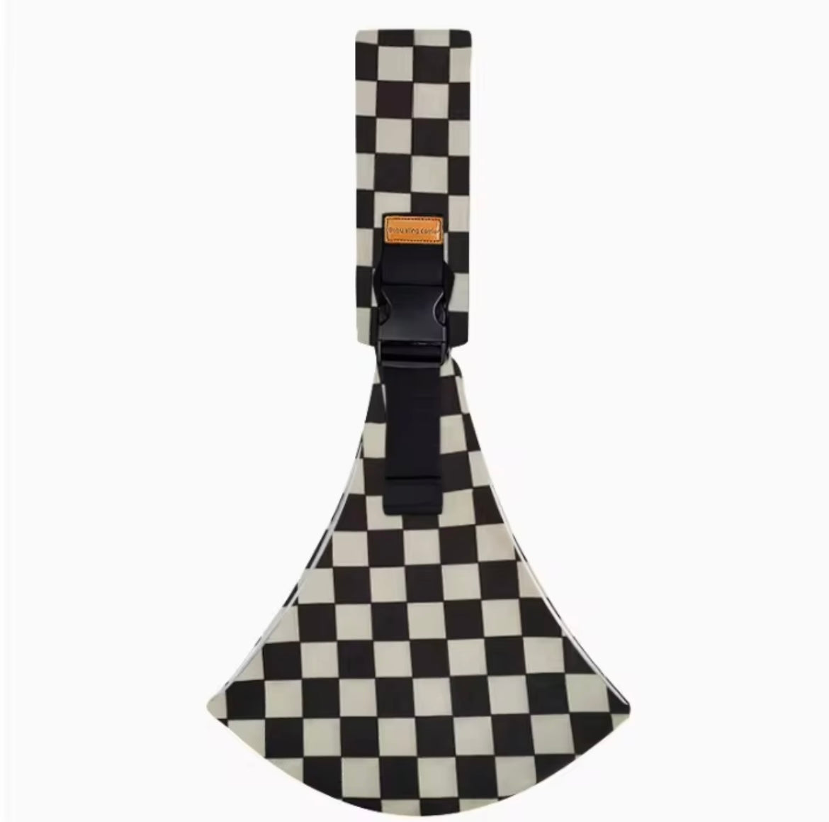 Checkered Toddler Carrier Sling - Wide Comfort Strap