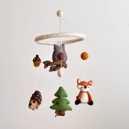 forest animal woodland baby mobile