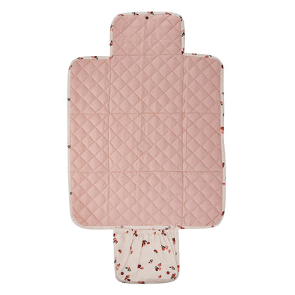 Travel changing mat - Peaches